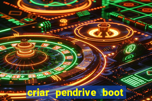 criar pendrive boot windows 10